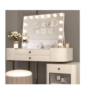 Hollywood Mirror 12 Dimmable LED Vanity Lights 27.4” x 20.47”